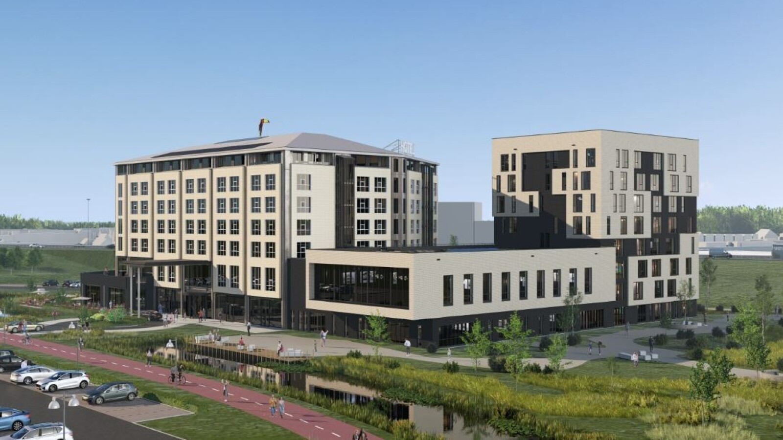 Uitbreiding Van der Valk Hotel Groningen-Hoogkerk in Eelderwolde