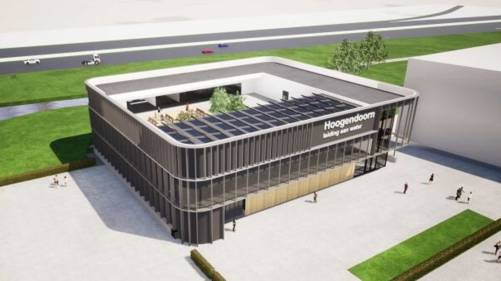 Nieuwbouw bedrijfsgebouw in Woerden