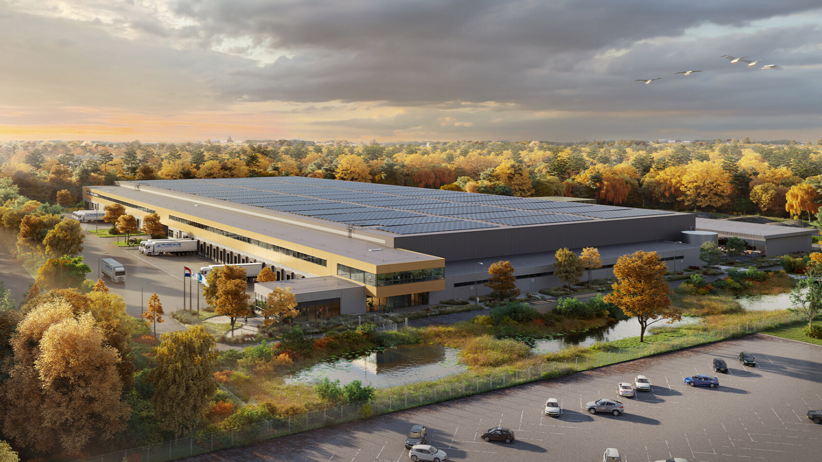 Nieuwbouw duurzaam Logistiek Centrum Soesterberg